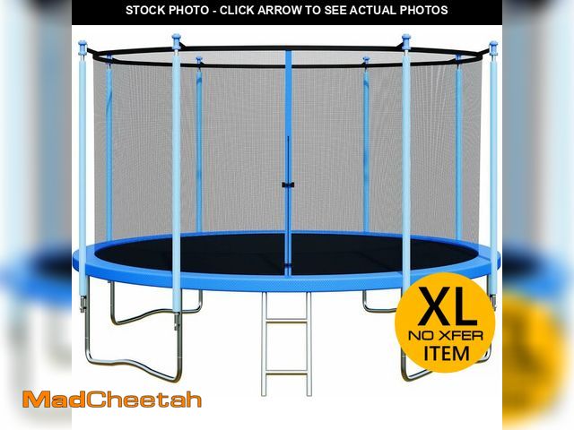 Lot 74-12631285 - ALTLER 12FT 14FT Trampoline with Enclosure Recreational Trampolines with Ladder and AntiRust Coating...