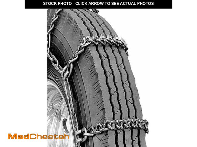 Lot 74-13680217 - SCC QG2837 Quik Grip V-Bar Truck Single RS Tire Traction Chain - Set of 2 - UNUSED
