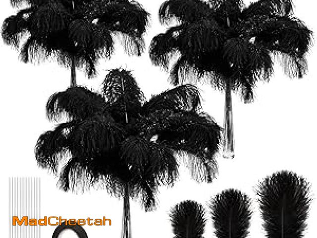 Lot 74-12129125 - XunYee 240 Pcs Ostrich Feathers Bulk Natural Feathers Decoration 12-14 Inch 10-12 Inch 8-10 Inch Nat...