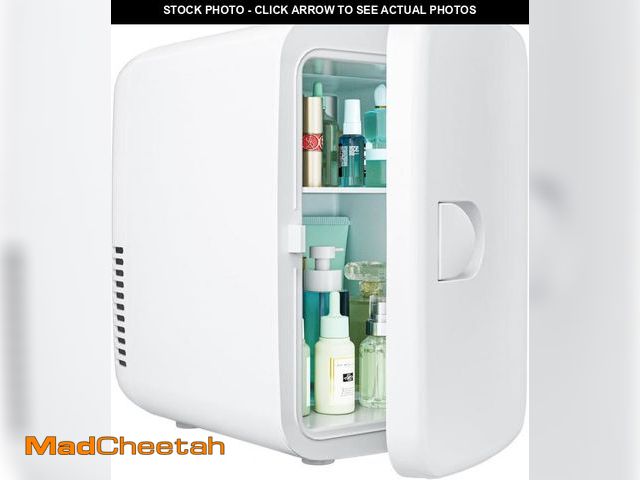 Lot 74-12399732 - EUHOMY Mini Fridge, 4 L/6 Cans AC/DC Small Refrigerator for Skincare, Portable Cooler and Warmer for...