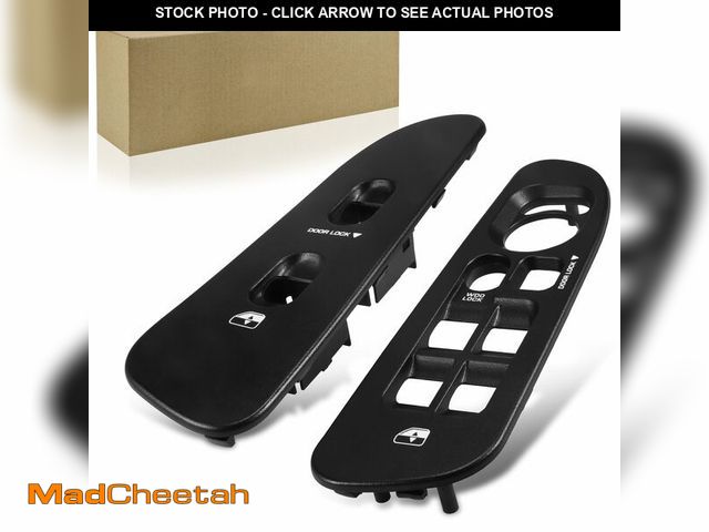 Lot 74-12698597 - BASIKER Driver and Passenger Black Door Window Switch Panel Bezel for 2002 to 2010 Dodge Ram 1500 25...