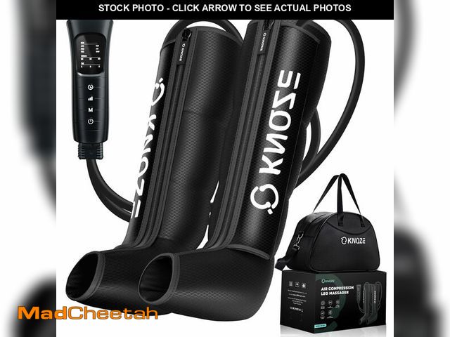 Lot 74-12502168 - KNQZE Leg Compression Massager for Circulation and Pain Relief, Air Compression Recovery System for ...
