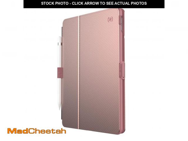 Lot 74-12313172 - Speck Products iPad 10.2" Stylefolio with Microban (Metal Gold Rose/Lipstick Pink) - USED