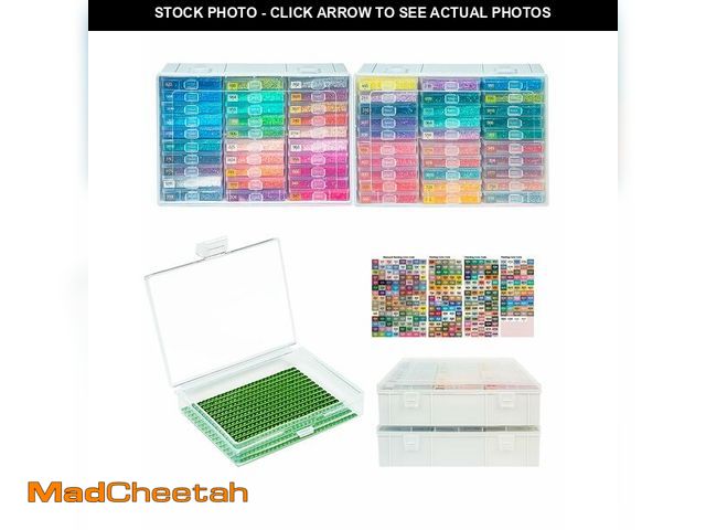 Lot 74-14304167 - YBUTVY Diamond Art Trays with Lids, 60PCS Diamond Painting Trays with Lids Ã¯Â¼â  Diamond Art Stora...