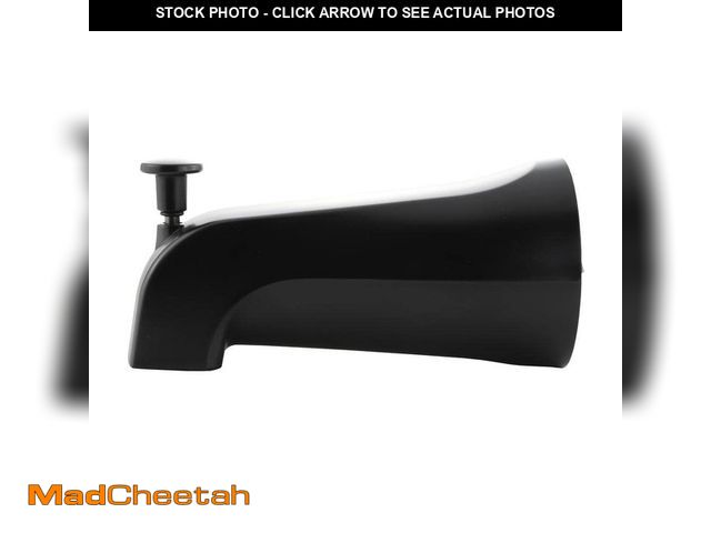 Lot 74-12853853 - DANCO Diverter Tub Spout with Slip Fit and IPS Connection in Matte Black - UNUSED