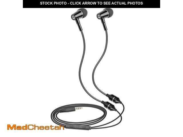 Lot 74-12437451 - ibrain Air Tube Headphones Air Tube Earbuds Airtube Headset with Microphone &amp; Volume Control Air...