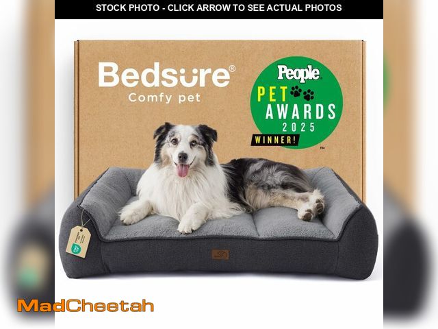 Lot 74-14045543 - Bedsure SupportMaxÃ¢âÂ¢ XL Orthopedic Dog Beds Large Sized Dog - Extra Thick Supportive Dogs Couch...