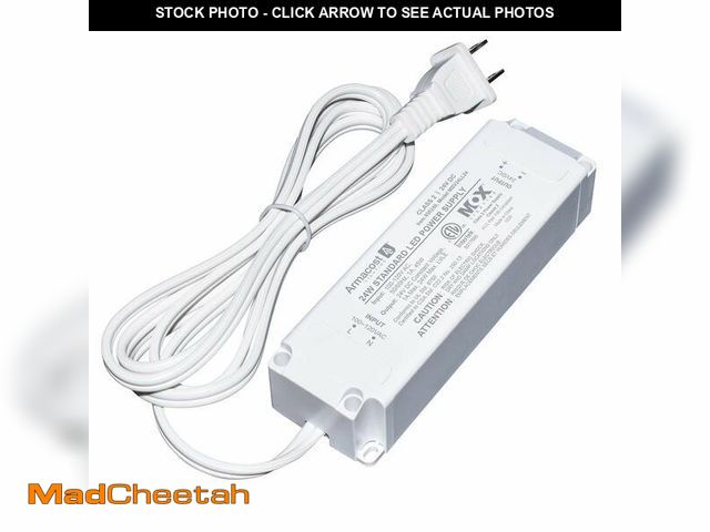Lot 74-13540205 - Armacost Lighting 24-Volt 24-Watt LED Power Supply, White 850240 - USED