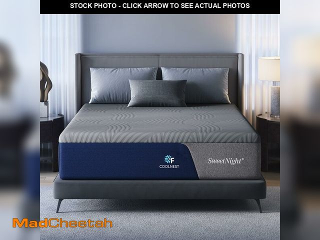 Lot 74-12693291 - Sweetnight CoolNest 14 Inch King Size Mattress, Cooling King Memory Foam Mattress for Cool Night Sle...