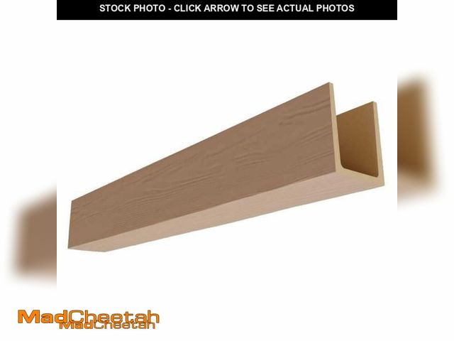 Lot 74-11741085 - Heritage Timber 5.5 in. X 5.5 in. X 10 Ft. Mena Primed Tan Faux Wood Beam - UNUSED