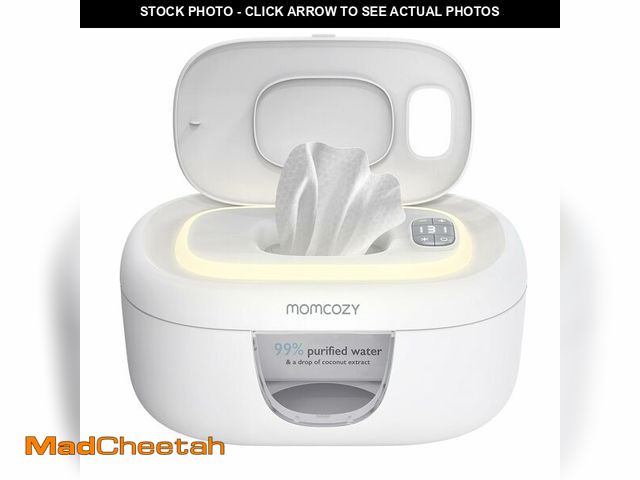 Lot 74-13717665 - Momcozy Baby Wipe Warmer, Innovative Spring Design, Large Capacity Wipes Dispenser for 60-80pcs, Fas...