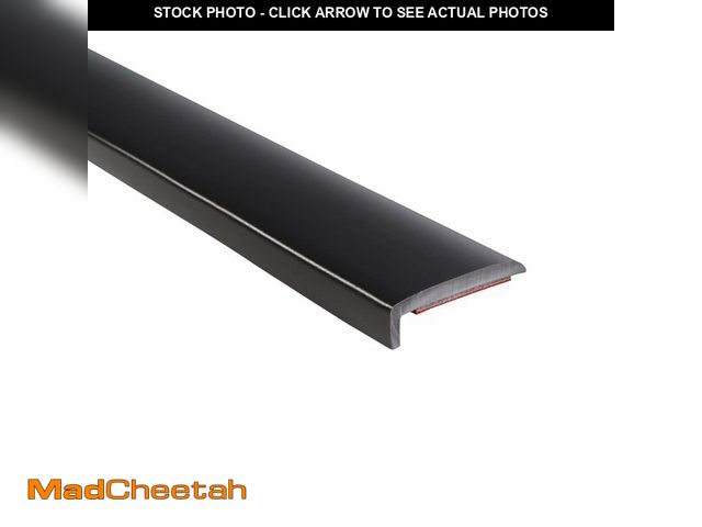 Lot 74-14153996 - TRIM-LOK PVC Lip Guard, 1.0625-Inch Width, 25-Foot Length, 3M Acrylic Foam Tape, Paintable Black Fin...
