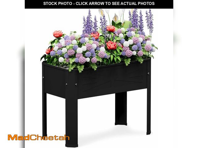 Lot 74-14305825 - PROXRACER Raised Garden Bed with Detachable Tall Legs Elevated Metal Planter Box for Growing Fresh H...