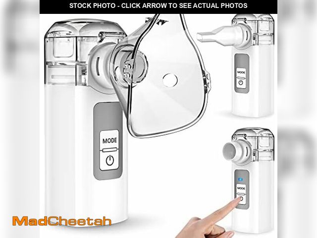 Lot 74-10905730 - Portable Nebulizer, Nebulizer Machine for Adults and Kids Travel and Household Use, Handheld Mesh Ne...
