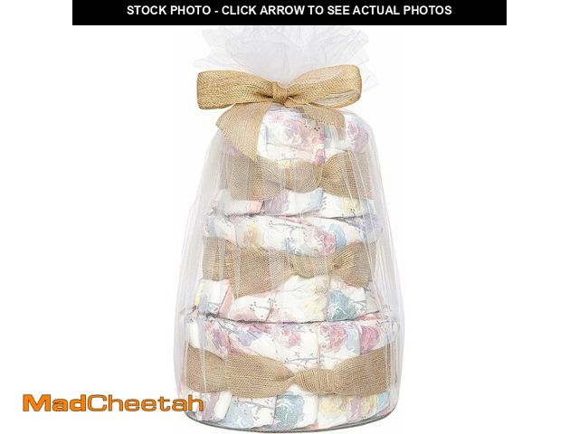 Lot 74-14067680 - The Honest Company Diaper Cake Diapers Baby Personal Care Plant-Based Wipes, Rose Blossom, Regular S...