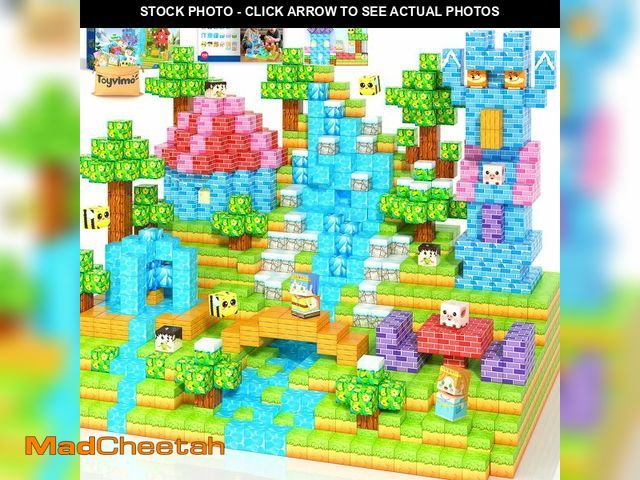 Lot 74-12714490 - Magnetic Blocks 150PCS Magnet Building Blocks Girls Boys Toys Ages 3-5 6-8 10-12 STEM Building Kids ...