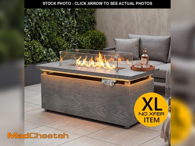 MadCheetah.com - Lot 74-14860162 - eVita 50000 BTU Rectangular Fire Pit ...