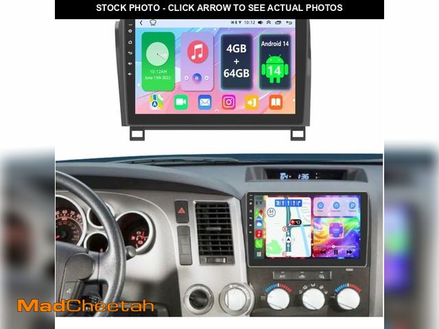 Lot 74-14264023 - 8 core Android 14 Car Radio for Toyota Tundra 2007-2013 Sequoia 2008-2018, 10.1 Inch IPS Screen Ster...