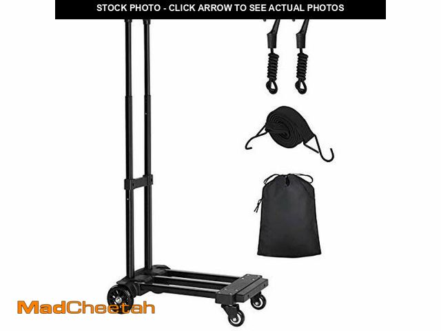 Lot 74-12761979 - KEDSUM Foldable Luggage Cart, 290lbs Dolly Cart with Wheels, Folding Hand Truck with Expandable Base...