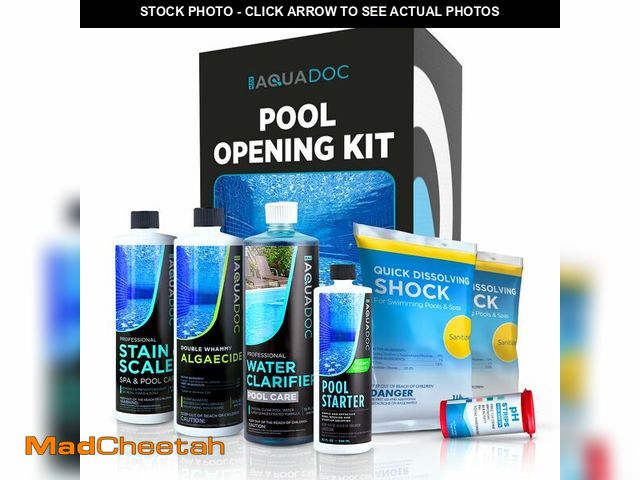 Lot 74-14212533 - Pool Opening Kit - Pool Starter Kit for Inground Pool &amp; Above Ground Pool Chemical Starter Kit t...