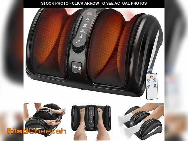 Lot 74-13996836 - TISSCARE Foot Massager for Neuropathy: Shiatsu Feet Massager with Heat for Plantar Fasciitis, Pain R...