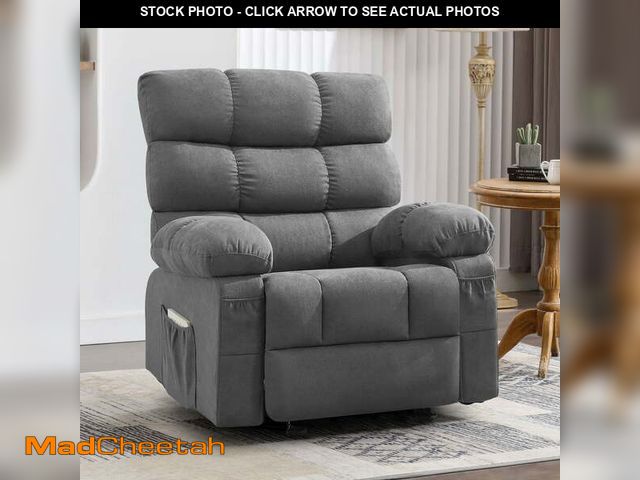 Lot 74-13700934 - JONPONY Rocker Recliner Chair, Ergonomic Lounge Chair for Living Room,Small Spaces with Rocking Func...