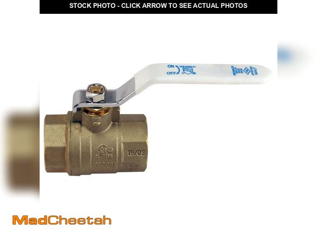 Lot 74-14222385 - 1 in. Lead Free Brass FNPT x FNPT Full-Port Ball Valve - UNUSED