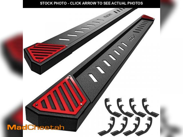 Lot 74-12163684 - OEDRO 6.5" Running Boards Compatible with 2019-2025 Chevy Silverado/GMC Sierra 1500 Crew Cab; 2020-2...