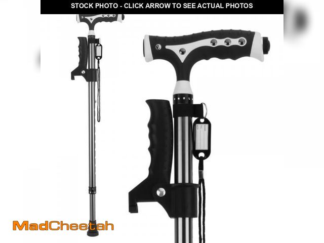 Lot 74-12049747 - Hold 440 Lbs Walking Cane for Men &amp; Women Aluminum Alloy Lightweight Height Adjustable Walking S...