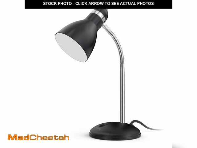 Lot 74-13992962 - LEPOWER Metal Desk Lamp, Adjustable Goose Neck Table Lamp, Eye-Caring Study Desk Lamps for Bedroom, ...