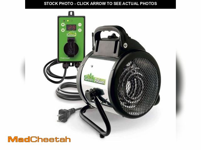 Lot 74-13802281 - BioGreen Electric Greenhouse Heater &amp; Fan with Digital Thermostat PALMA | 1500 Watts, 5100 BTU/h...
