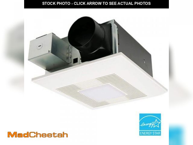 Lot 74-12365401 - Panasonic WhisperFit DC/LED, Pick-A-Flow 50,80,110 CFM ENERGY STAR Quiet Ceiling Bathroom Exhaust Fa...