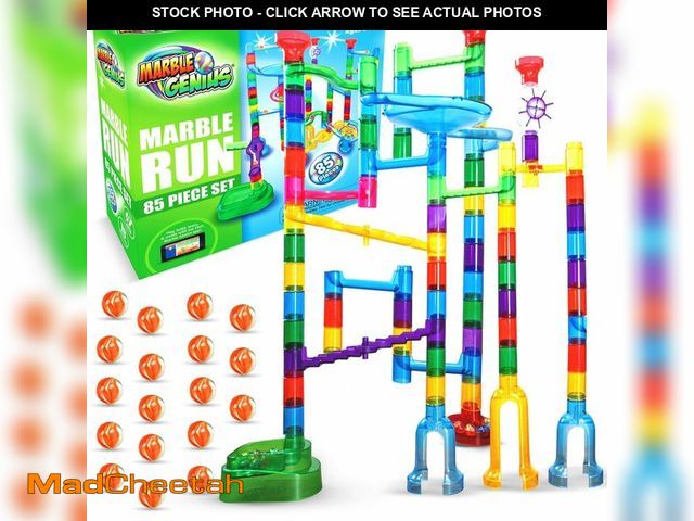 Lot 74-13627465 - Marble Genius Marble Run Explorer Set, STEM Toys &amp; Maze Construction Building - 85 Translucent T...