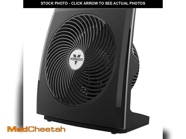 Lot 74-14467412 - Vornado 673T 9.16 in. 3 Fan Speeds Table Fan in Black with Tilting Feature CR1-0477-06 - UNUSED