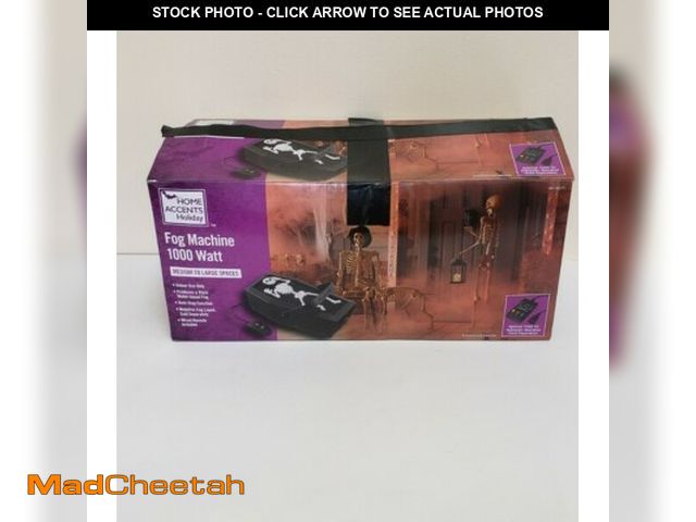 Lot 74-12775683 - Home Accents Holiday 1000 Watt Fog Machine - UNUSED