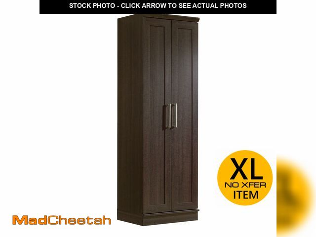 Lot 74-12762662 - Sauder HomePlus Storage Cabinet/ Pantry cabinets, Dakota Oak finish - UNUSED