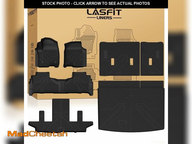 Lot 74-13709989 - LASFIT Floor Mats &amp; Cargo Liner with Backrest Mat 2021-2026 &amp; Only 7 Seats (Not for 8/9 Seat...