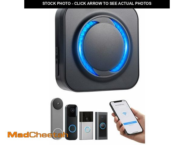 Lot 74-13548493 - Smart Wifi Wireless Doorbell Chime for Ring,Blink,Google Nest - No Wiring,No Range Limits,No Subscri...