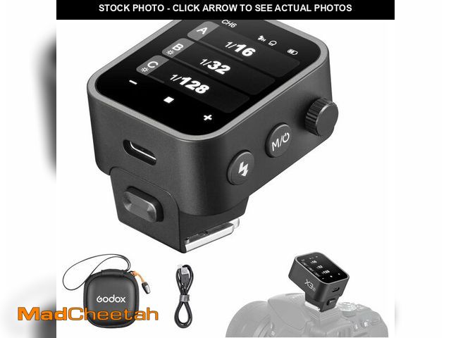 Lot 74-13543498 - Godox X3 X3-S Flash Trigger for Sony, High-Definition OLED Screen, 1/8000s HSS TTL TCM Function, USB...