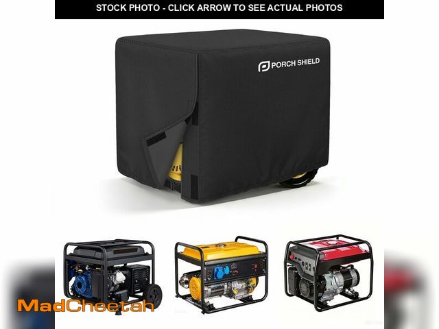 Lot 74-14430655 - Porch Shield Waterproof Universal Generator Cover 32 x 24 x 24 inch - for Most Generators 5000-10000...