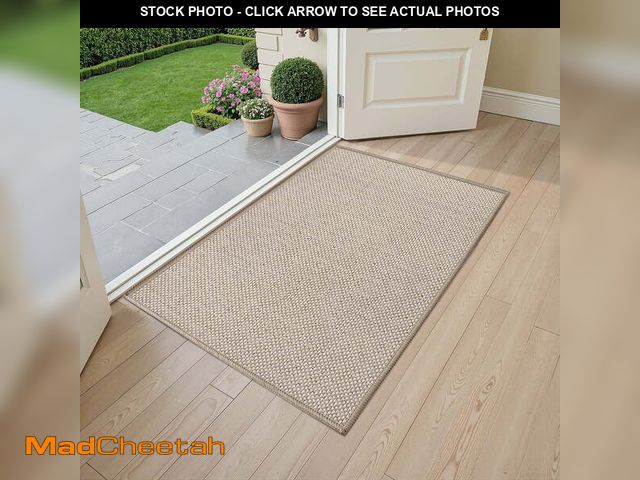 Lot 74-14370545 - PABUBE Indoor Doormat 36" x 56", Non Slip Door Mats for Inside Washable, Front Door Entry Rug for En...