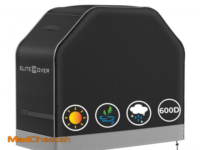 Lot 74-12215338 - EliteCover 55 Inch 600D Heavy Duty Grill Cover for Outdoor Grill with Waterproof,UV &amp; Fade Resis...