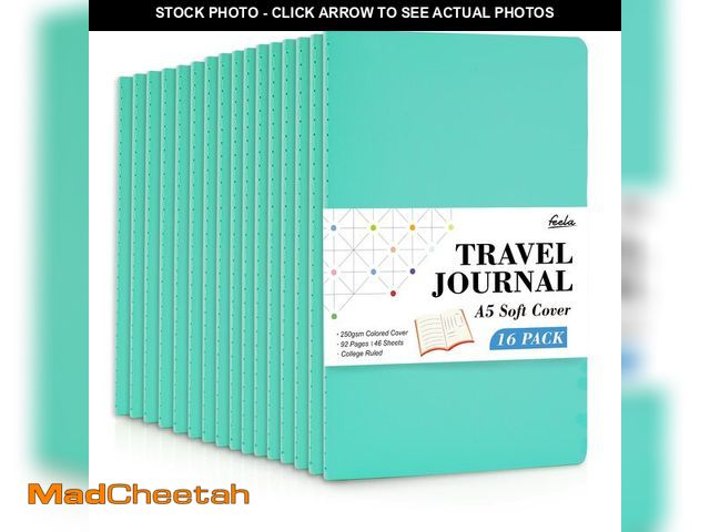 Lot 74-14263331 - 16 Pack Soft Cover Journal Bulk, Feela Lined Notebooks College Ruled for Work for Women Girl Writing...