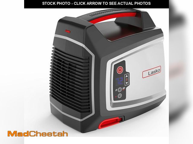 Lot 74-12829010 - Lasko Elite Collection 1500-Watt Electric Ceramic Utility Space Heater with Timer for Garages, Basem...