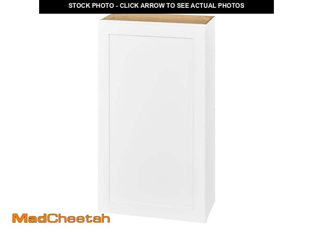 Lot 74-12773663 - Hampton Bay Avondale 24 in. W x 12 in. D x 42 in. H Ready to Assemble Plywood Shaker Wall Kitchen Ca...