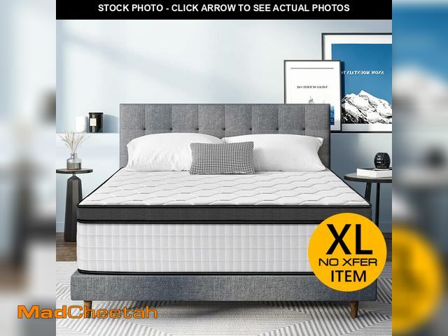 Lot 74-13071973 - QUENSIYE Queen Mattress, 14 Inch Ultra Comfort Hybrid Foam Queen Size Mattresses with Independent Po...