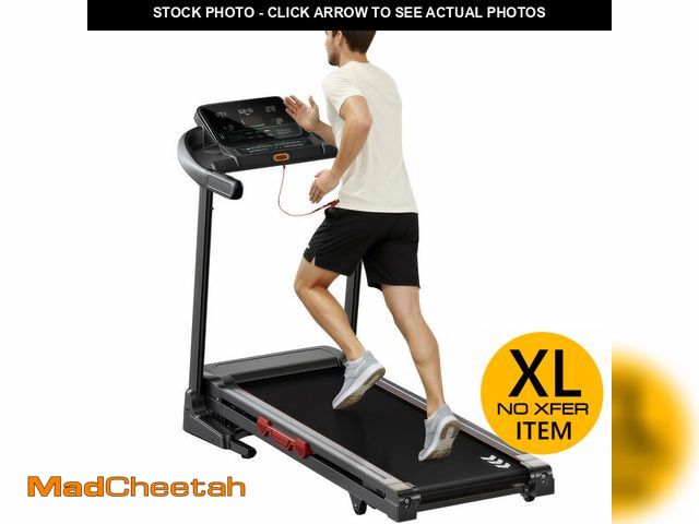 Lot 74-13607774 - Treadmill with 15 Level Auto Incline, Foldable Treadmill for Home, Smart LED Display &amp; Bluetooth...