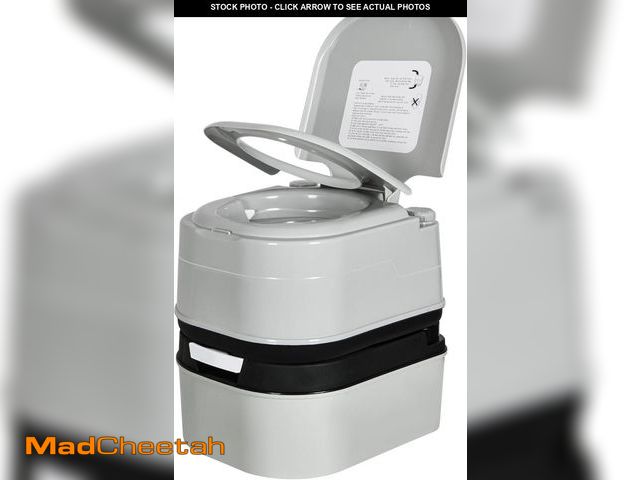Lot 74-12367922 - YITAMOTOR Portable Toilet Camping Porta Potty with Paper Collection 6.34 Gallon, Indoor Outdoor RV T...