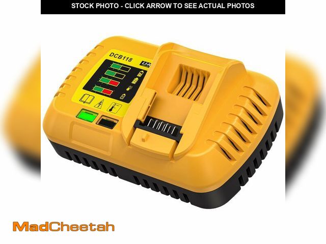 Lot 74-12601864 - DCB118 for Dewalt Rapid Charge, Compatible with 20V MAX and 60V MAX DEWALT Batteries - UNUSED