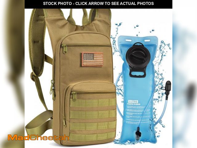 Lot 74-11554426 - NOOLA 3L Hydration Backpack, Water Backpack with TPU Water Bladder, Tactical Hydration Pack for Men ...